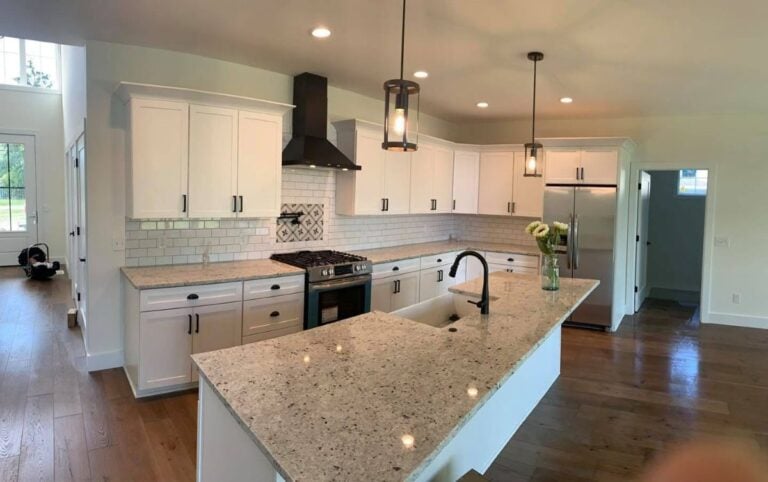 home improvement tips modern open kitchen white shelf