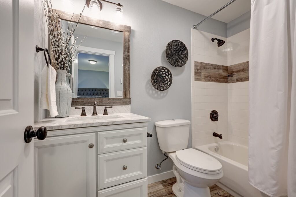 small white bathroom