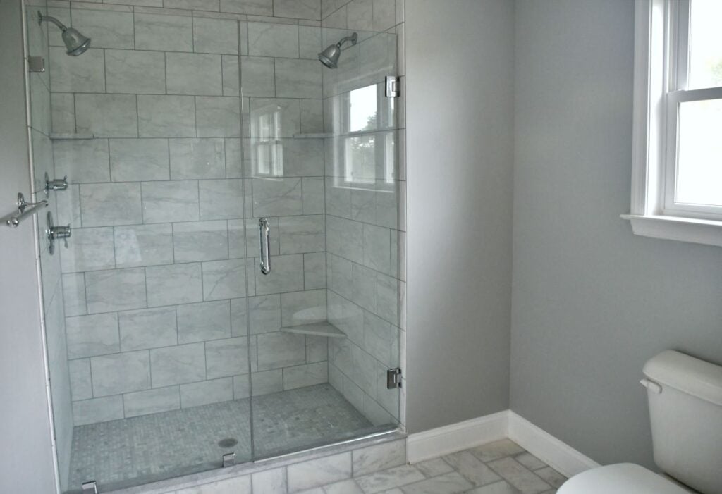 tub to shower conversion ideas small bathroom 2 showers ceramic tiles